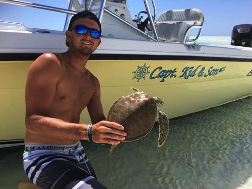 guided tour for sea turtles